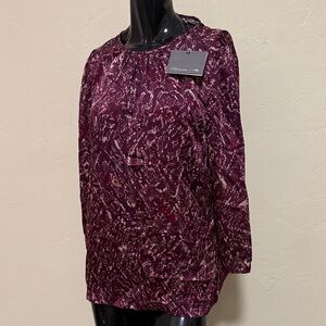 Elegant Women's Purple Blouse